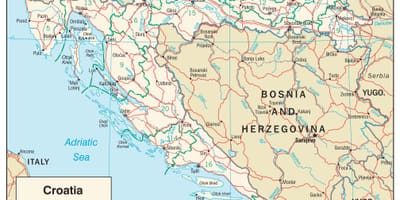Žemėlapis lidl kroatija