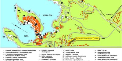 Žemėlapis cavtat kroatija 