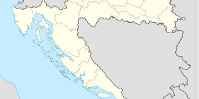 Žemėlapis kroatija neprisijungęs