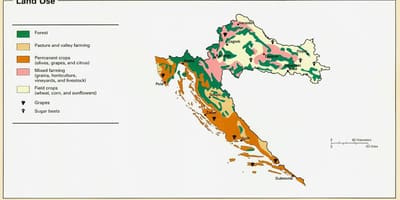 Žemėlapis kroatijos klimatas