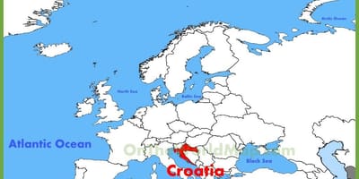 Kroatija vietą pasaulio žemėlapyje