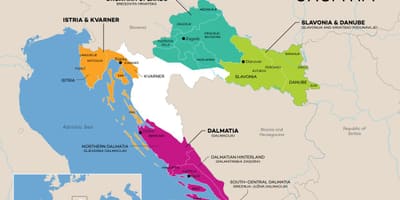 Žemėlapis kroatija rūsiai