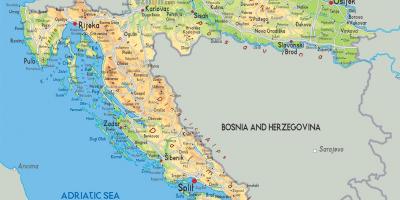 Kroatija žemėlapyje