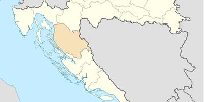 Senj kroatijos žemėlapis